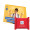 Werbekarte Midi, Ritter SPORT Mini Marzipan