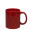 Klassische Keramiktasse mit großer Druckfläche, kaminrot, 30 cl, mit vollfarbig, Sieb-Direktdruck