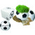 Präsentpackung Fußball, Zimmerrasen