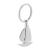 Schlüsselanhänger Aglaia, silber