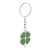 Schlüsselanhänger Lucky, silber/grün