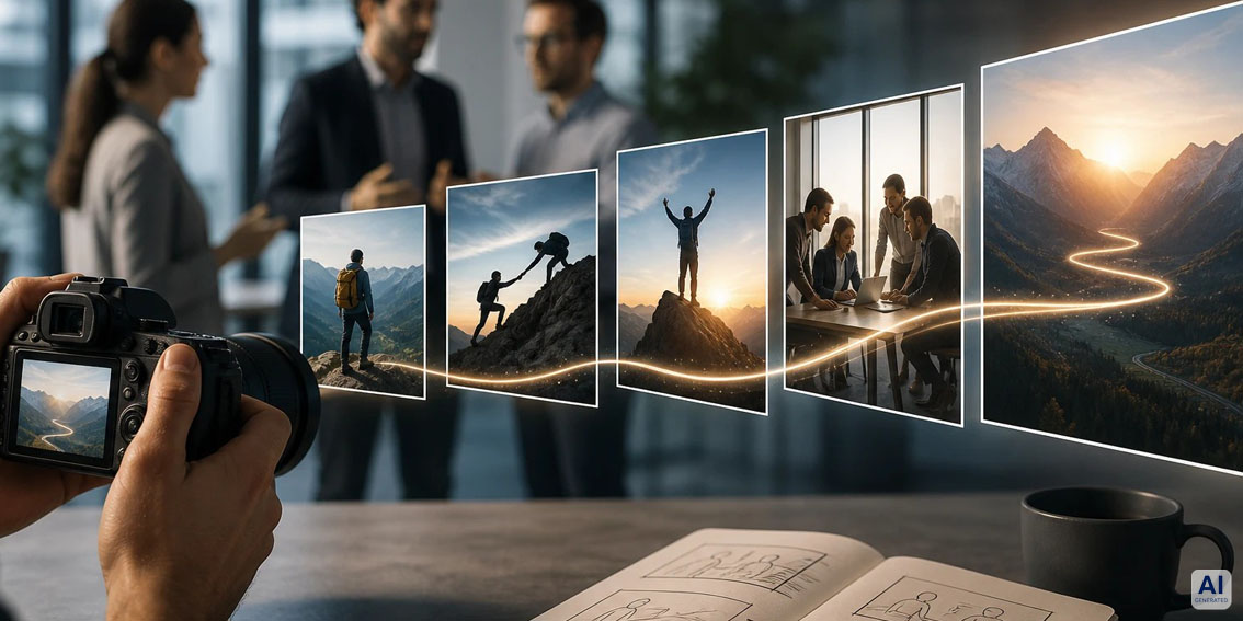 Visual Storytelling im Marketing: Wie Bilder Ihre B2B-Botschaft transportieren