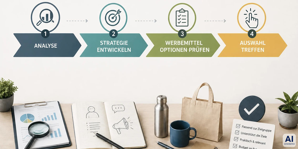Werbemittel-Strategie