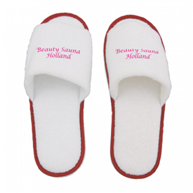 BADEMÄNTEL & HOTELSLIPPER bedrucken mit Logo als Werbeartikel