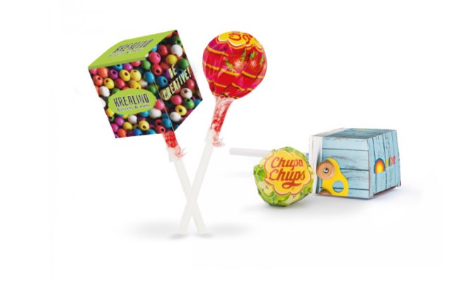 Süßigkeiten als Giveaways mit Logo bedrucken