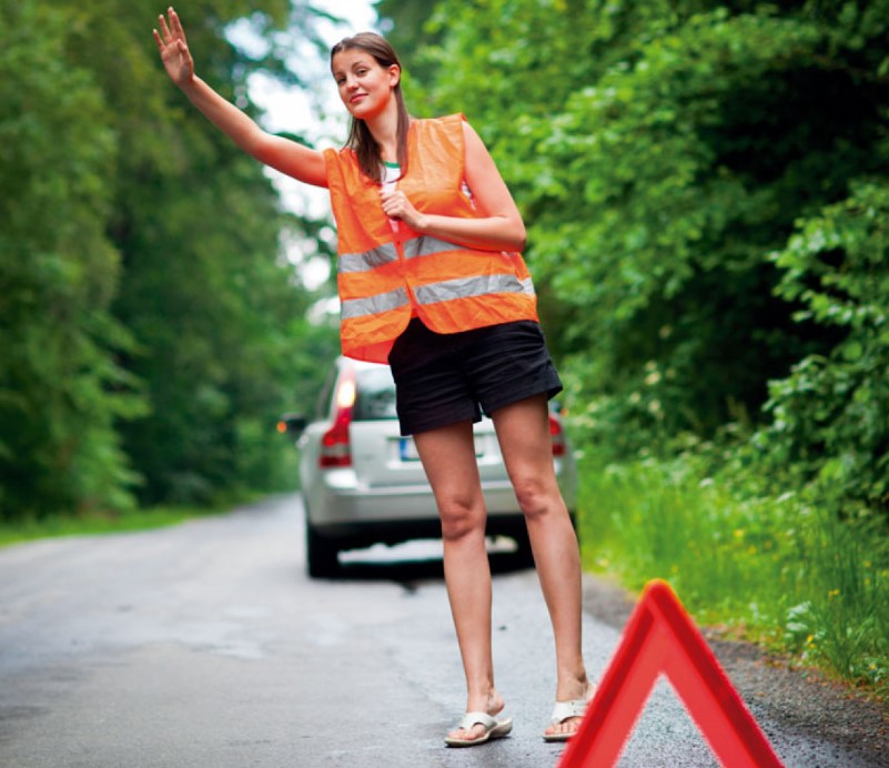 Warnweste als Werbeartikel - Warnwesten Auto & Zweirad Themen