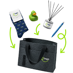 Geschenkset für Mitarbeiter im Homeoffice