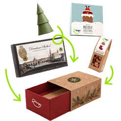 Saisonales Geschenkset für Mitarbeiter