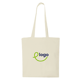 Baumwolltasche als Verpackung für ein Mitarbeiter-Geschenkset